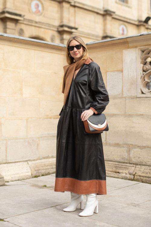 Как стильно носить шарф в этом сезоне: 30 примеров из street style - 457412 Как стильно носить шарф в этом сезоне: 30 примеров из street style - фото 457412