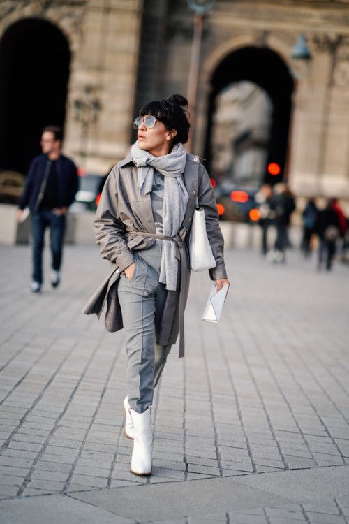 Как стильно носить шарф в этом сезоне: 30 примеров из street style - 457414 Как стильно носить шарф в этом сезоне: 30 примеров из street style - фото 457414