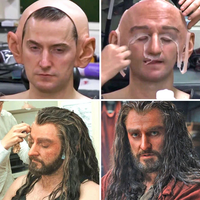 До и после: зрелищные фото, которые доказывают, что грим делает актеров неузнаваемыми - фото 457817