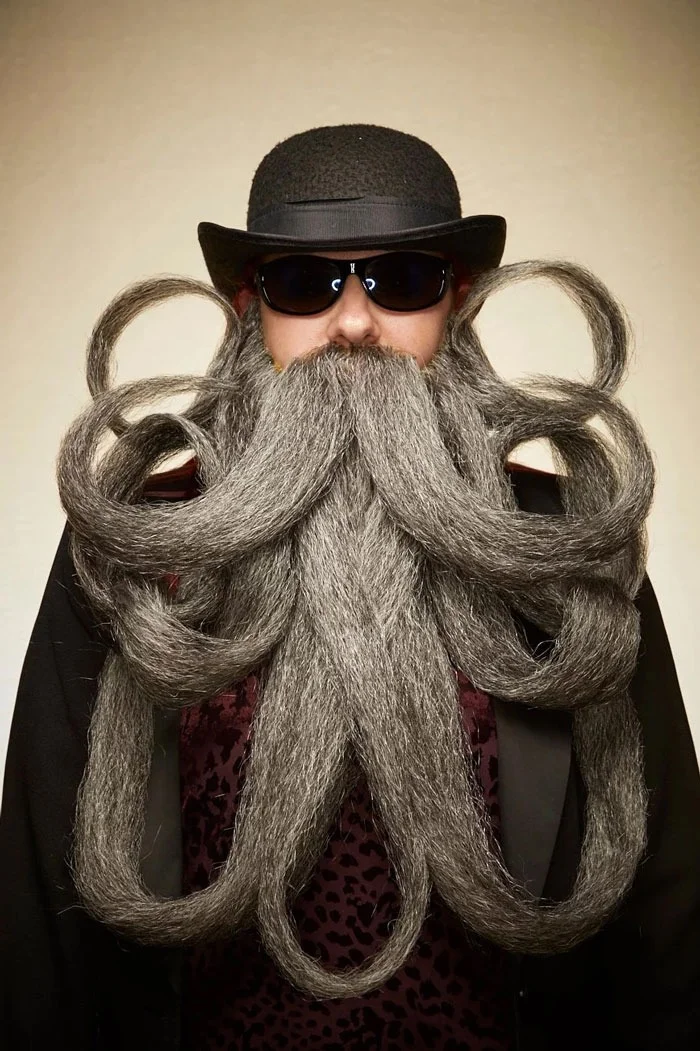 Ці чоловіки досягли максимального рівня в мистецтві креативної укладки бороди та вусів - фото 459208