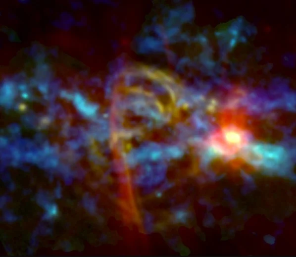 NASA показало фото центра Млечного Пути – он напоминает большую рождественскую конфету - фото 462698