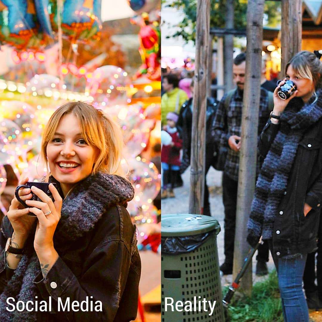 Соцсети vs реальность: швейцарская блогерша постебалась над типичными фото в Instagram - фото 464254
