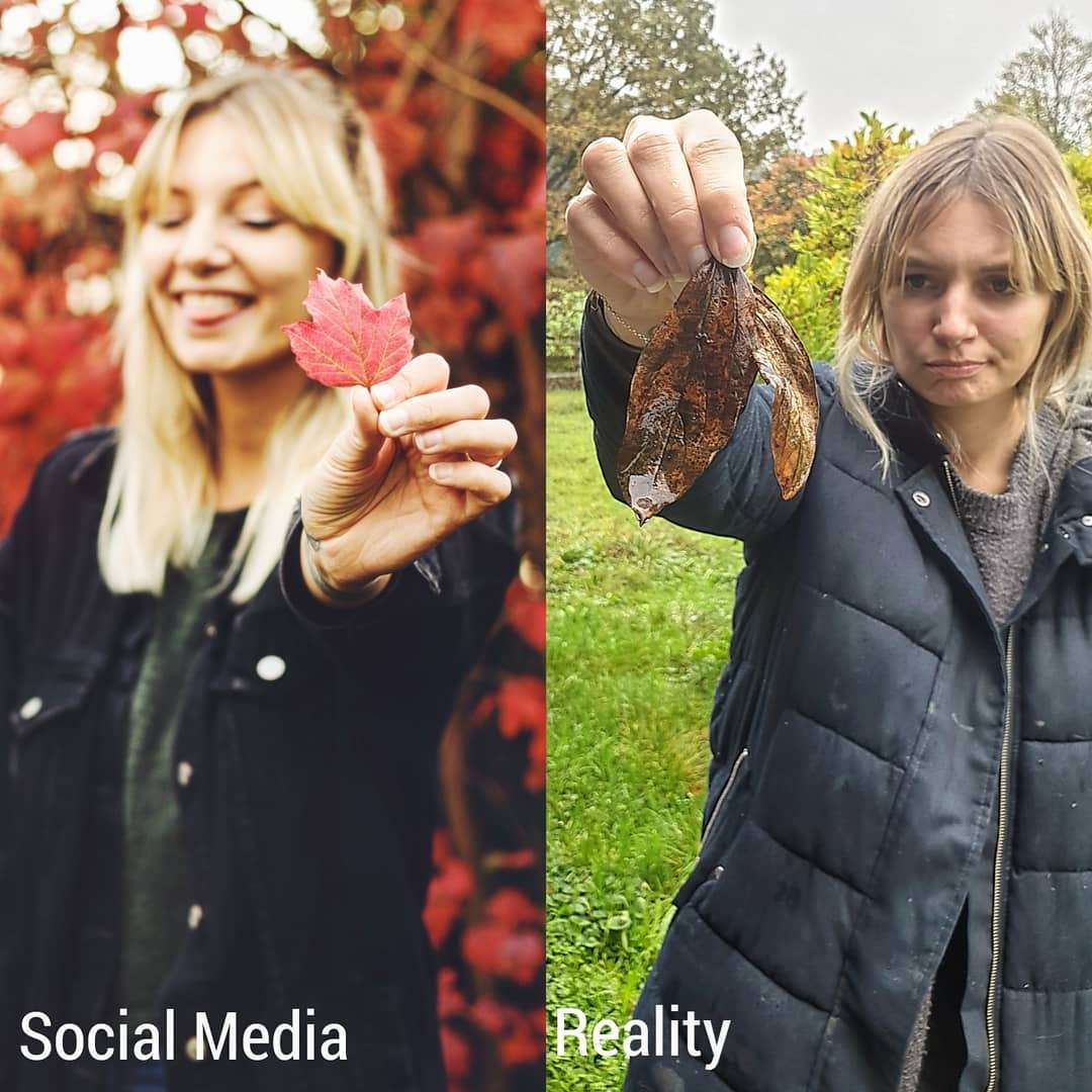Соцмережі vs реальність: швейцарська блогерка постібалася над типовими фото в Instagram - фото 464260