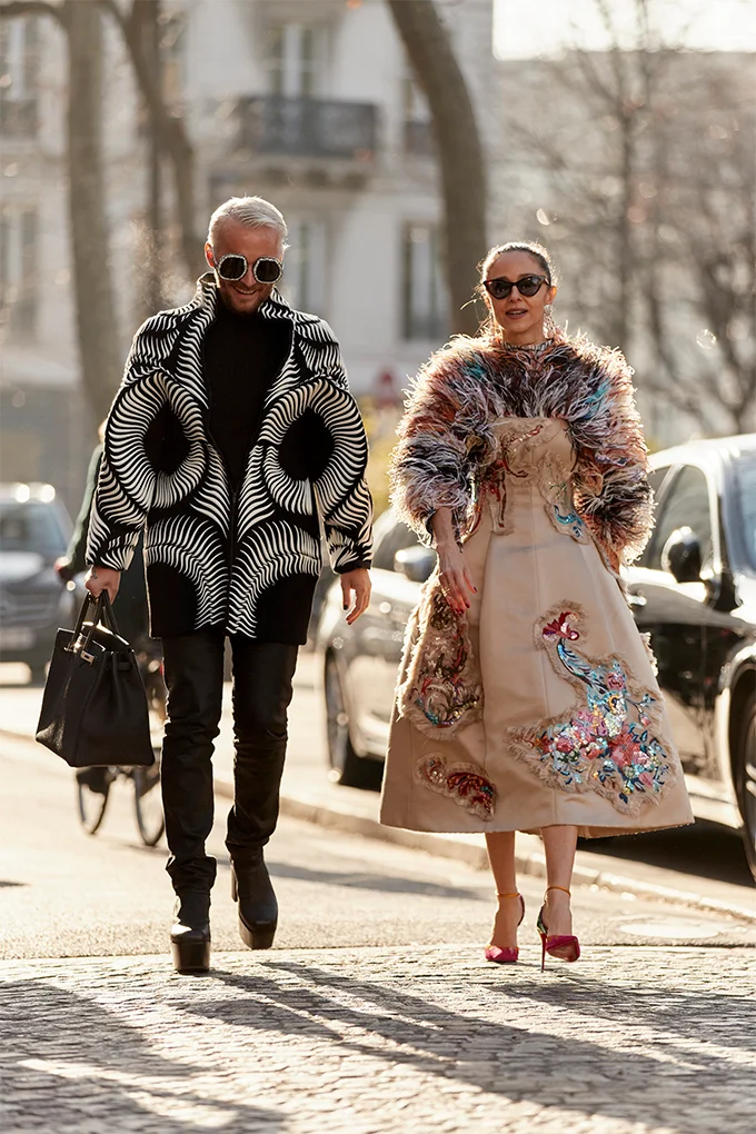 Всем кутюр: изысканные уличные луки во время Недели высокой моды в Париже - фото 465121
