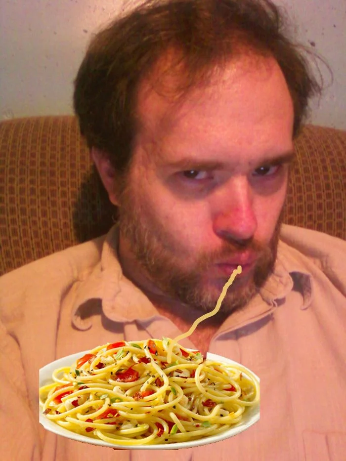 К гламурным селфи с Instagram прифотошопили спагетти, и это дико смешно - фото 465810