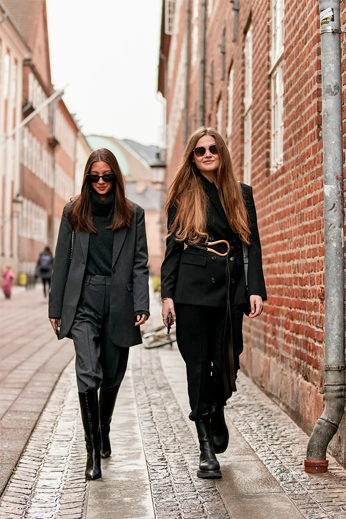 Яркие уличные образы с Недели моды в Копенгагене спасут от зимней серости - фото 465906