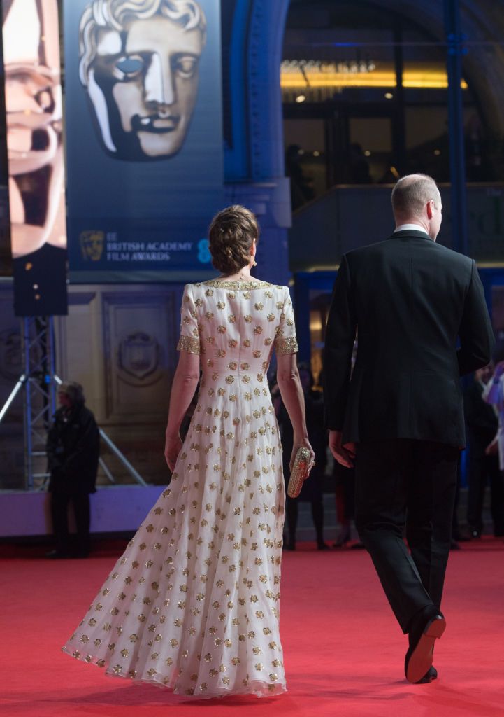 Кейт Міддлтон і принц Вільям на червоній доріжці BAFTA 2020 - фото 466238