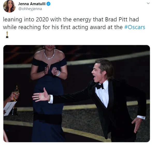 надіюсь на 2020 рік з такою ж енергією, як Бред Пітт тягнеться до свого 'Оскара' - фото 467155