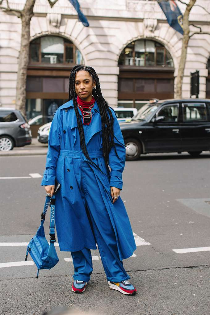 Лондон сломал стереотипы о своей серости взрывным уличным стилем на Неделе моды - фото 468258