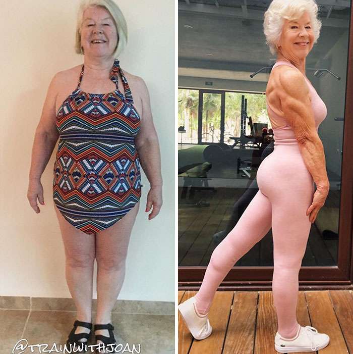 Безумная мотивация: 73-летняя женщина взяла себя в руки и полностью изменила свое тело - фото 470163