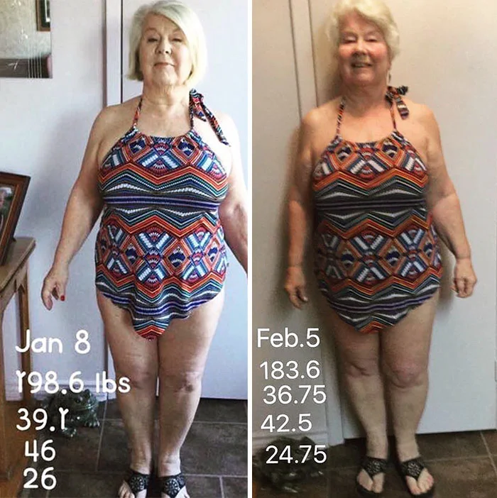 Безумная мотивация: 73-летняя женщина взяла себя в руки и полностью изменила свое тело - фото 470165