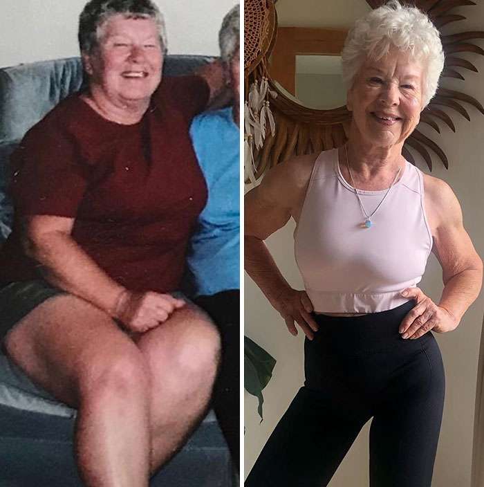 Безумная мотивация: 73-летняя женщина взяла себя в руки и полностью изменила свое тело - фото 470168