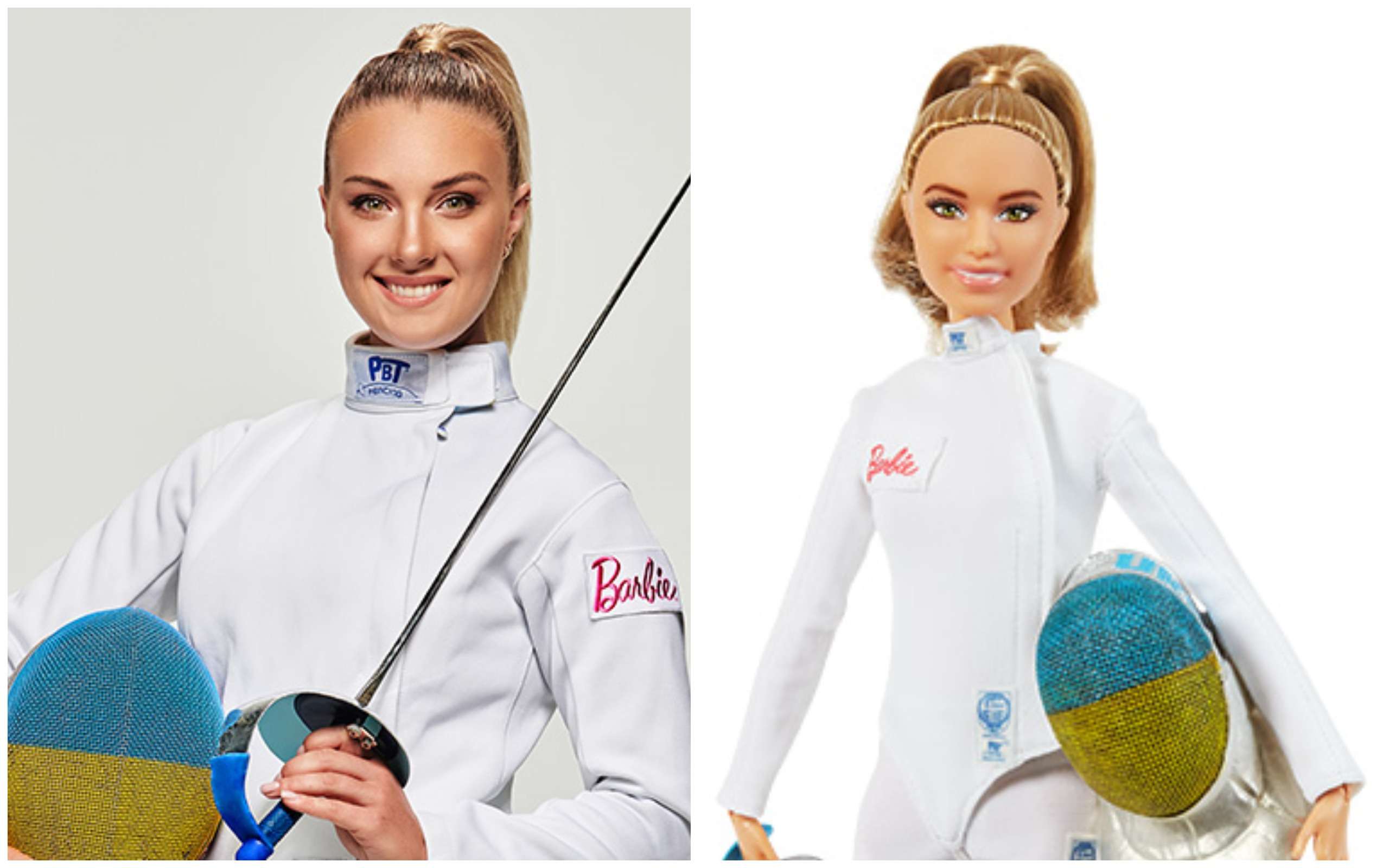 Гордимся: выпустили куклу Barbie, прототипом которой стала украинская фехтовальщица - фото 470305