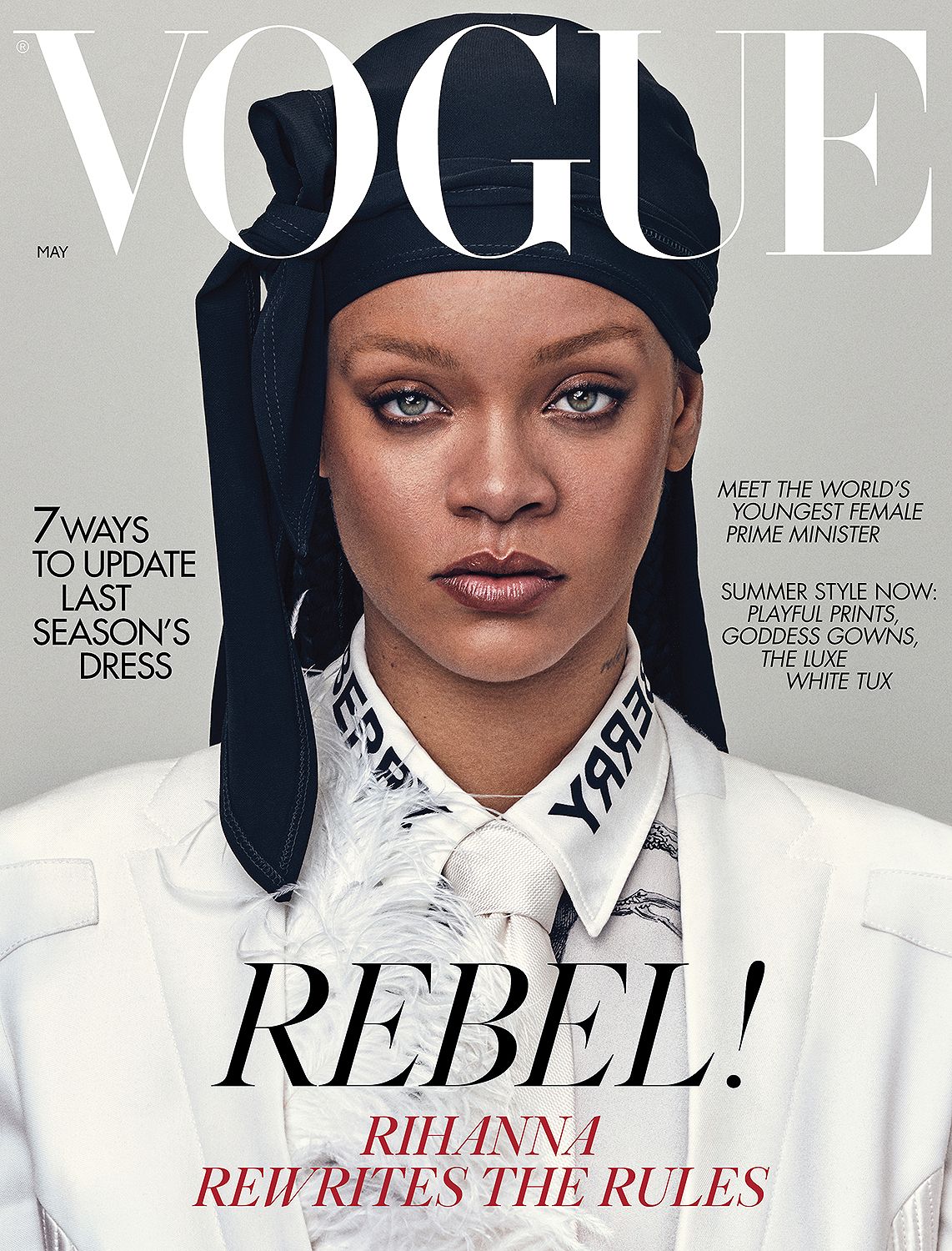 Рианна украсила обложку Vogue и рассказала о своей будущей роли многодетной мамы - фото 473152