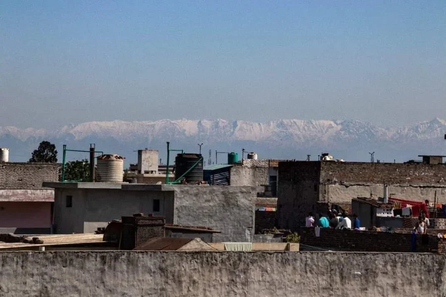 Впервые за 30 лет из Индии видно Гималаи, и это зрелище невероятной красоты - фото 474562