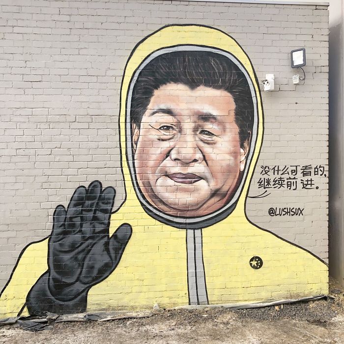 Эти граффити, посвященные коронавирусу, поражают своей точностью и юмором - фото 475084