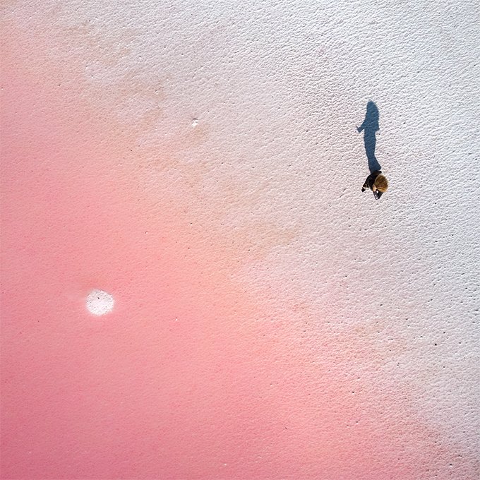 На рожевій планеті: знімок соляного озера Херсонщини опублікували в National Geographic - фото 475144