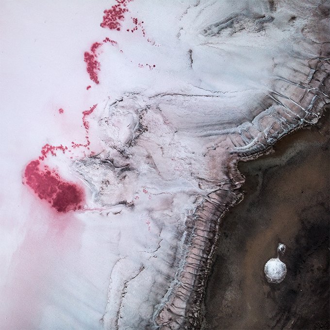 На рожевій планеті: знімок соляного озера Херсонщини опублікували в National Geographic - фото 475146