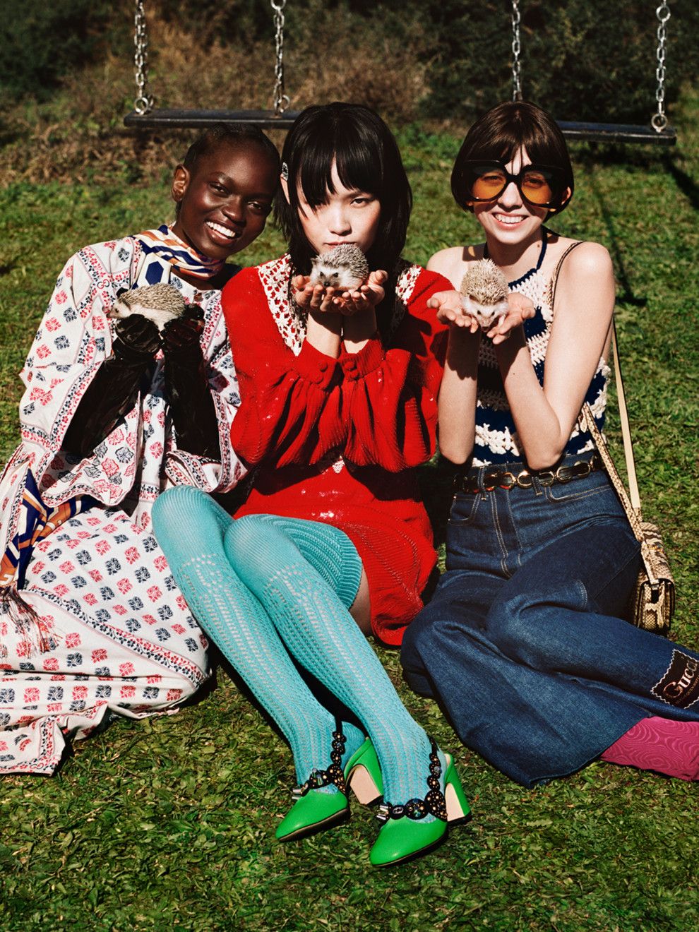 Ежи и олени: Gucci снял рекламу, где главными героями стали зверьки - фото 476889