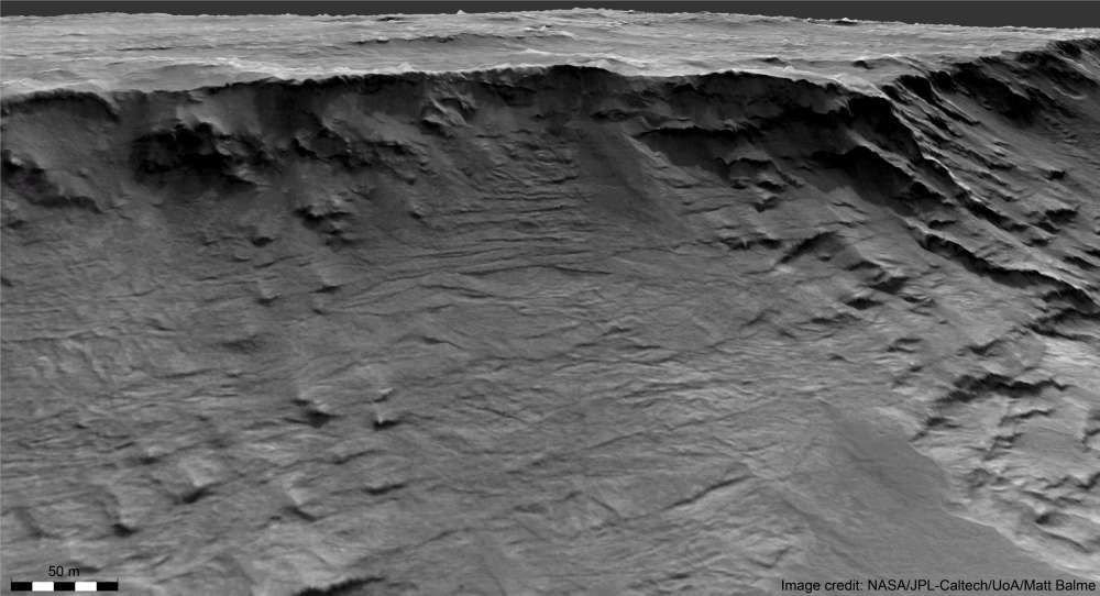 В NASA показали фото, на котором подробно видны следы древних рек на Марсе - фото 477391