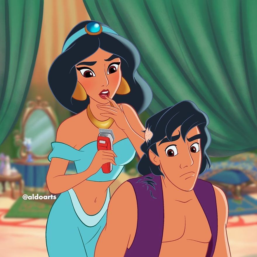 Иллюстратор представил, что коронавирус попал в мир Disney, и получилось очень смешно - 478429 Иллюстратор представил, что коронавирус попал в мир Disney, и получилось очень смешно - фото 478429