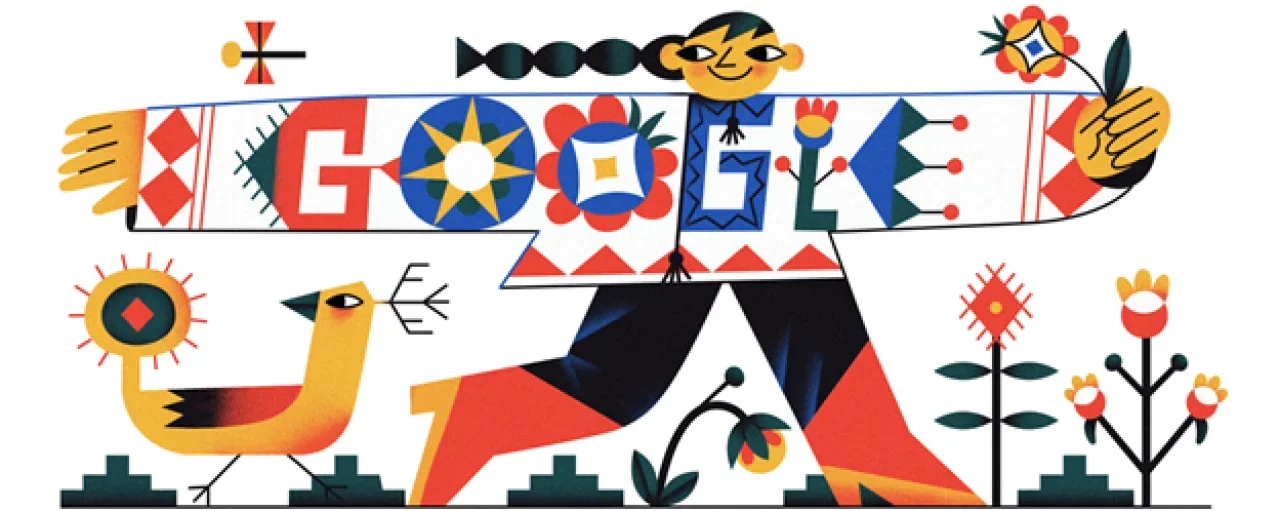 Google поздравил украинцев красивым дудлом ко Дню вышиванки 2020 - фото 478799
