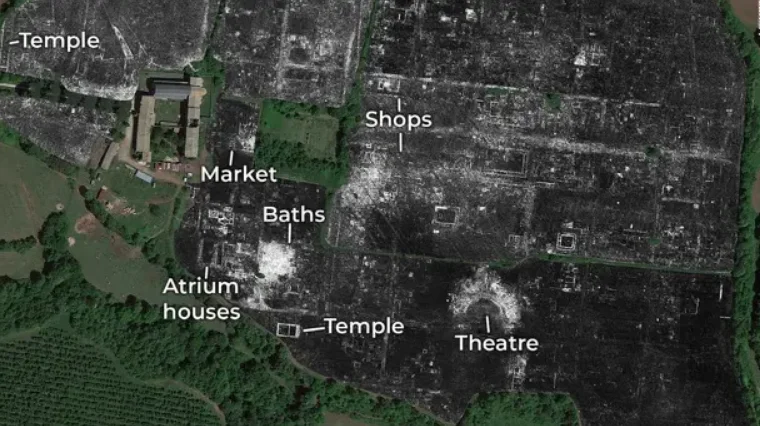 Ученым удалось создать 3D-модель древнеримского города, скрытого под землей - фото 480867