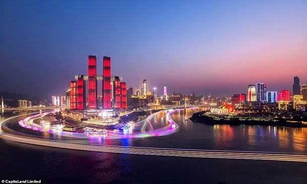 В Китае построили «горизонтальный небоскреб», от которого голова идет кругом - фото 481409