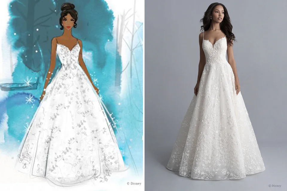 Disney выпустили собственную линейку свадебных платьев, и они действительно сказочные - фото 483213