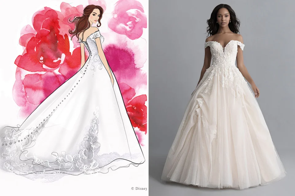 Disney выпустили собственную линейку свадебных платьев, и они действительно сказочные - фото 483214