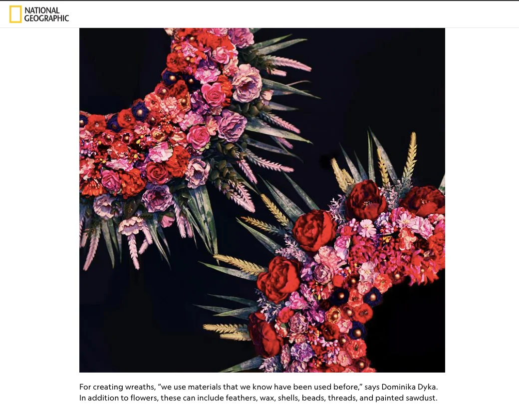 Издание National Geographic написало о цветочных венках украинской дизайнерки - фото 484039