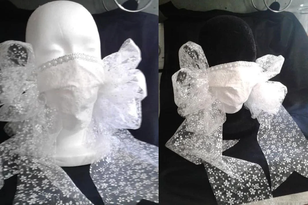 Пользователи высмеяли маски, предназначенные для свадьбы во время коронавируса - фото 486014