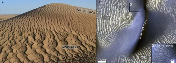 На Марсе впервые нашли следы озона и подвижные песчаные дюны - фото 486722