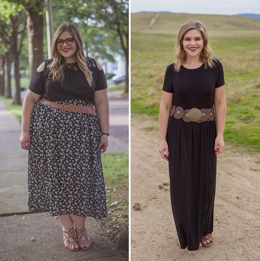 Дівчина за один рік схудла на 55 кілограмів ні разу не побувавши в залі - фото 487242