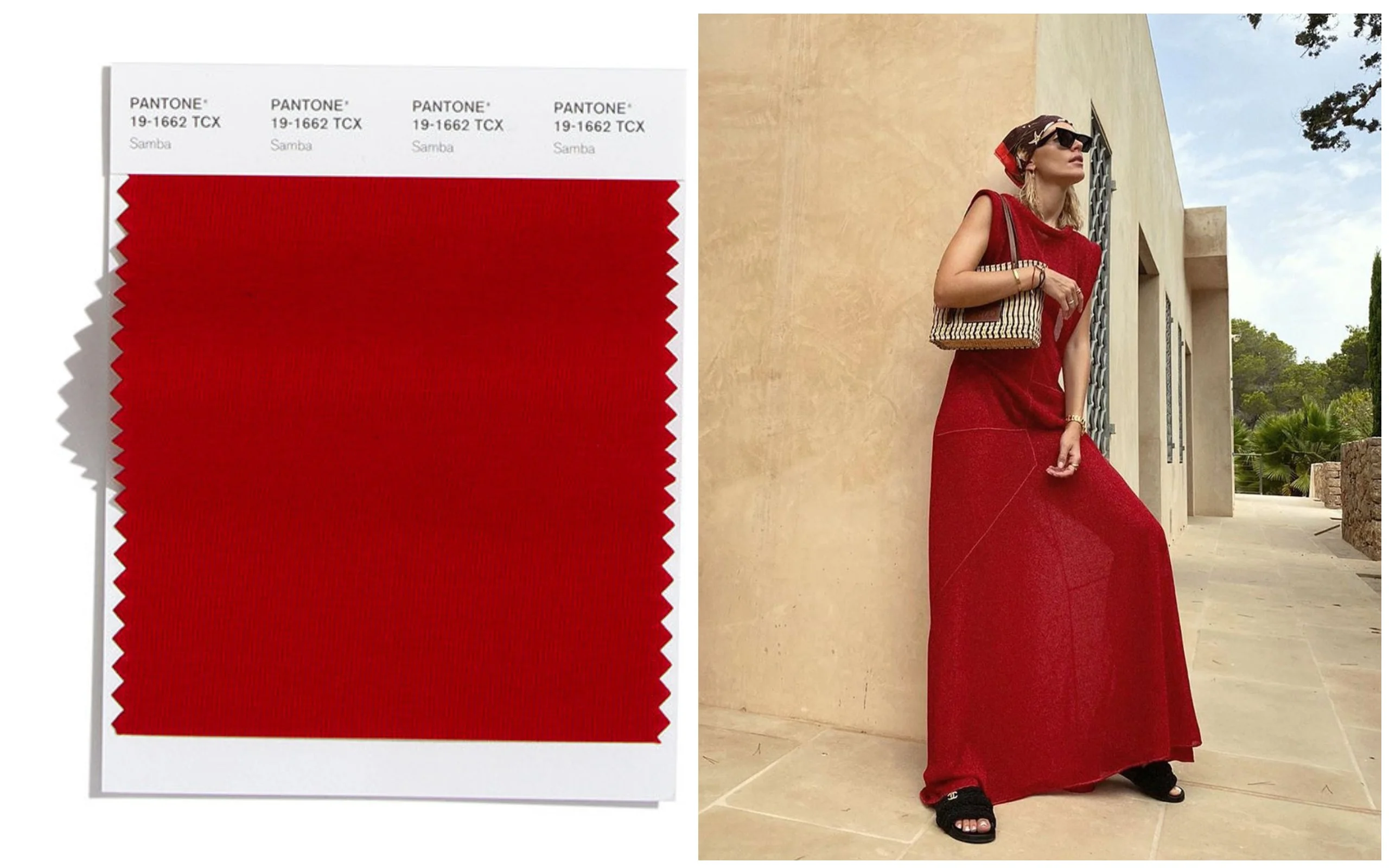 Модні кольори осені 2020 року в одязі - Вогняно-червоний (Samba) - фото 488567
