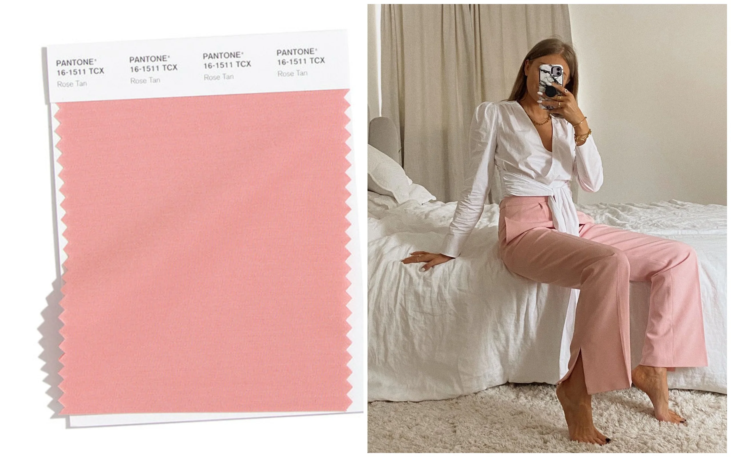 Модні кольори осені 2020 року в одязі - Рожева засмага (Rose Tan) - фото 488573