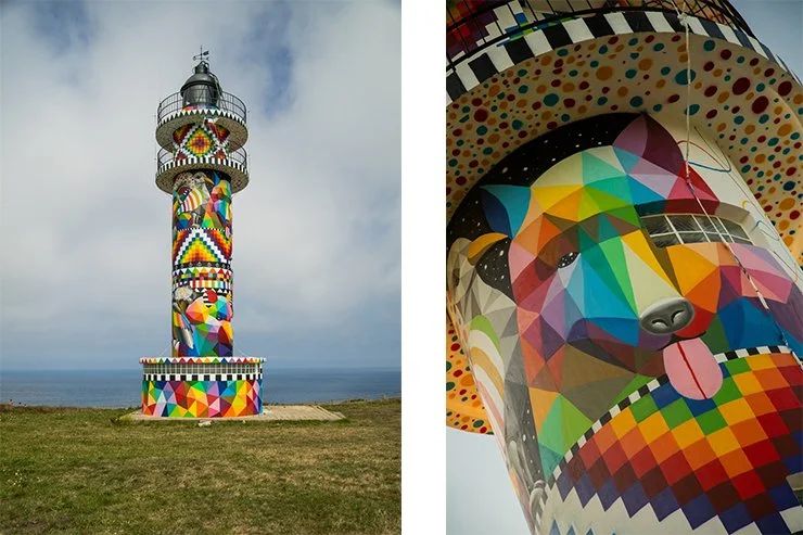 Испанский художник колоритно разрисовал маяк, но местные не оценили стараний - фото 490944