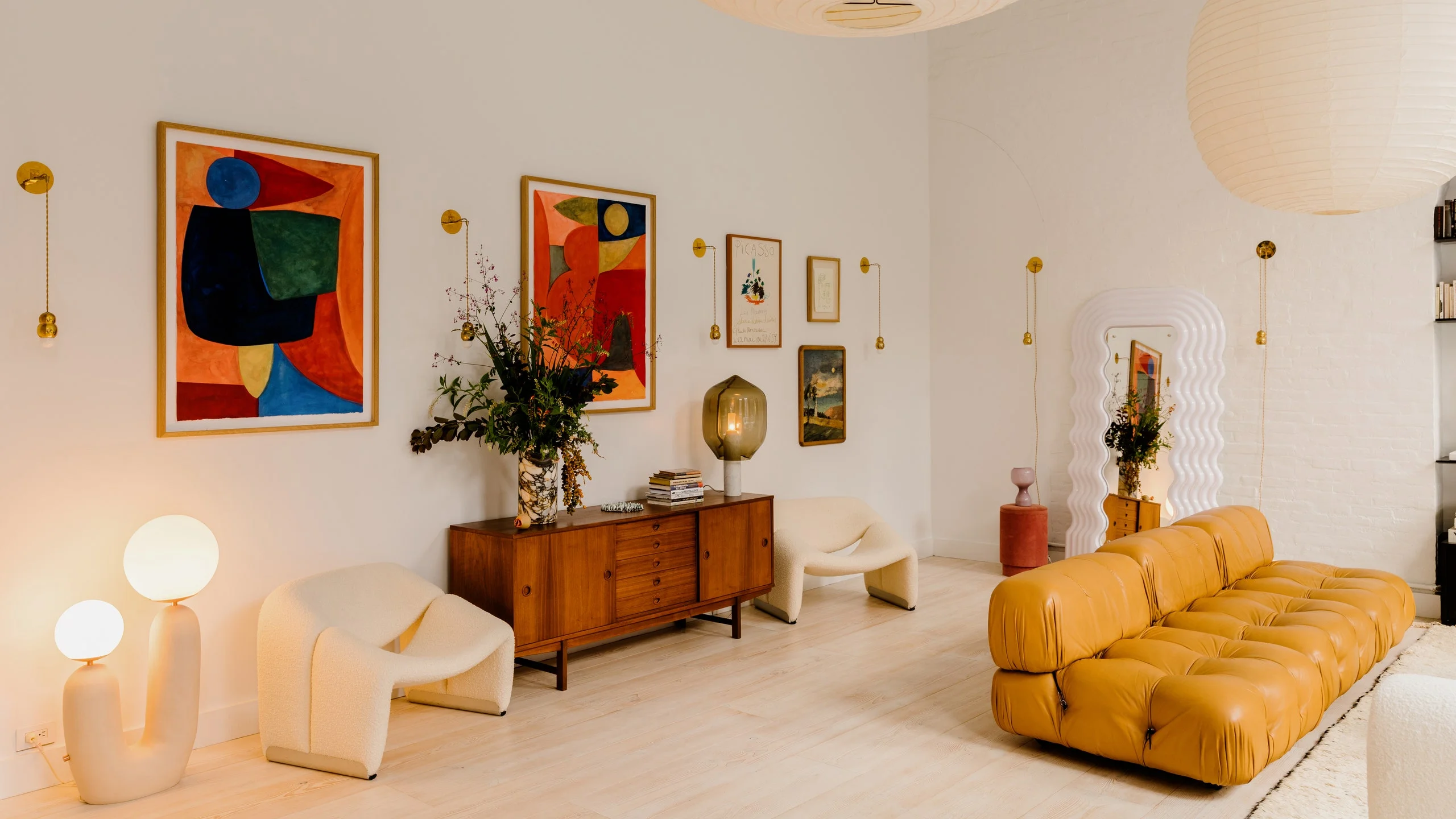 Супермодель Эльза Хоск продемонстрировала яркий интерьер своего дома - фото 491267