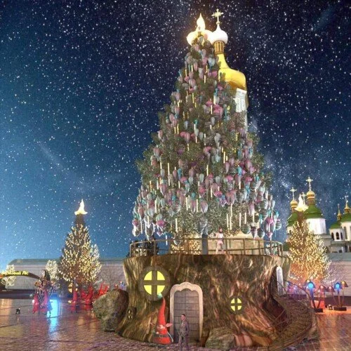 Петриковская роспись и огромный пень: какой в ​​этом будет праздничная Софийская площадь - фото 491829