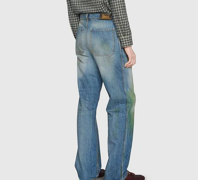 Не всі зрозуміють: Gucci створив дорогущі джинси із плямами від трави - фото 491841