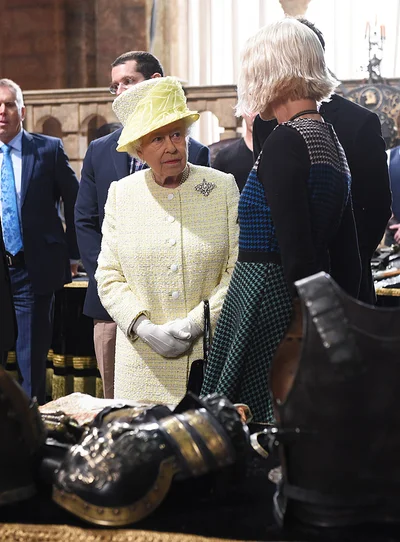 Королева Великобритании посетила сьемки 