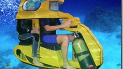 Дайвинг на подводном скутере – новое развлечение в Израиле