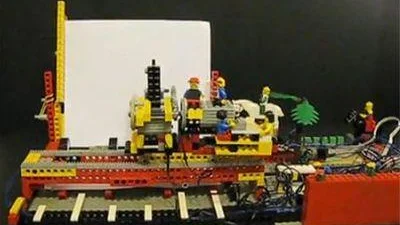 Британец собрал принтер из LEGO (ВИДЕО)