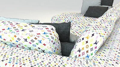 Выпустили мебель с логотипами модных брендов +ФОТО