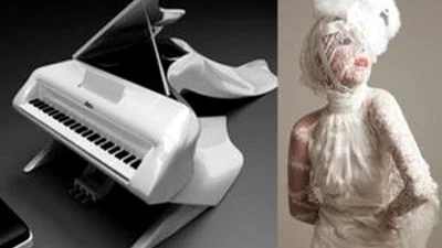 Для Леди Гаги создали монстро-фортепиано +ФОТО