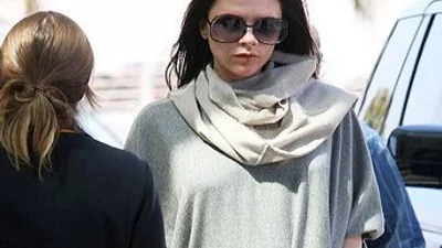 Беременная Виктория Бекхем впервые показала живот +ФОТО