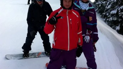 Группа Дилемма дала мастер-класс по сноуборду +ВИДЕО