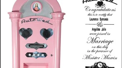 Появились игровые автоматы для заключения брака +ВИДЕО