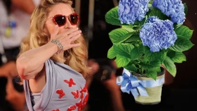Мадонна записала ролик «Письмо любви гортензиям» +ВИДЕО