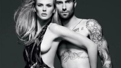Лидер Maroon 5 разделся для русского Vogue +ФОТО